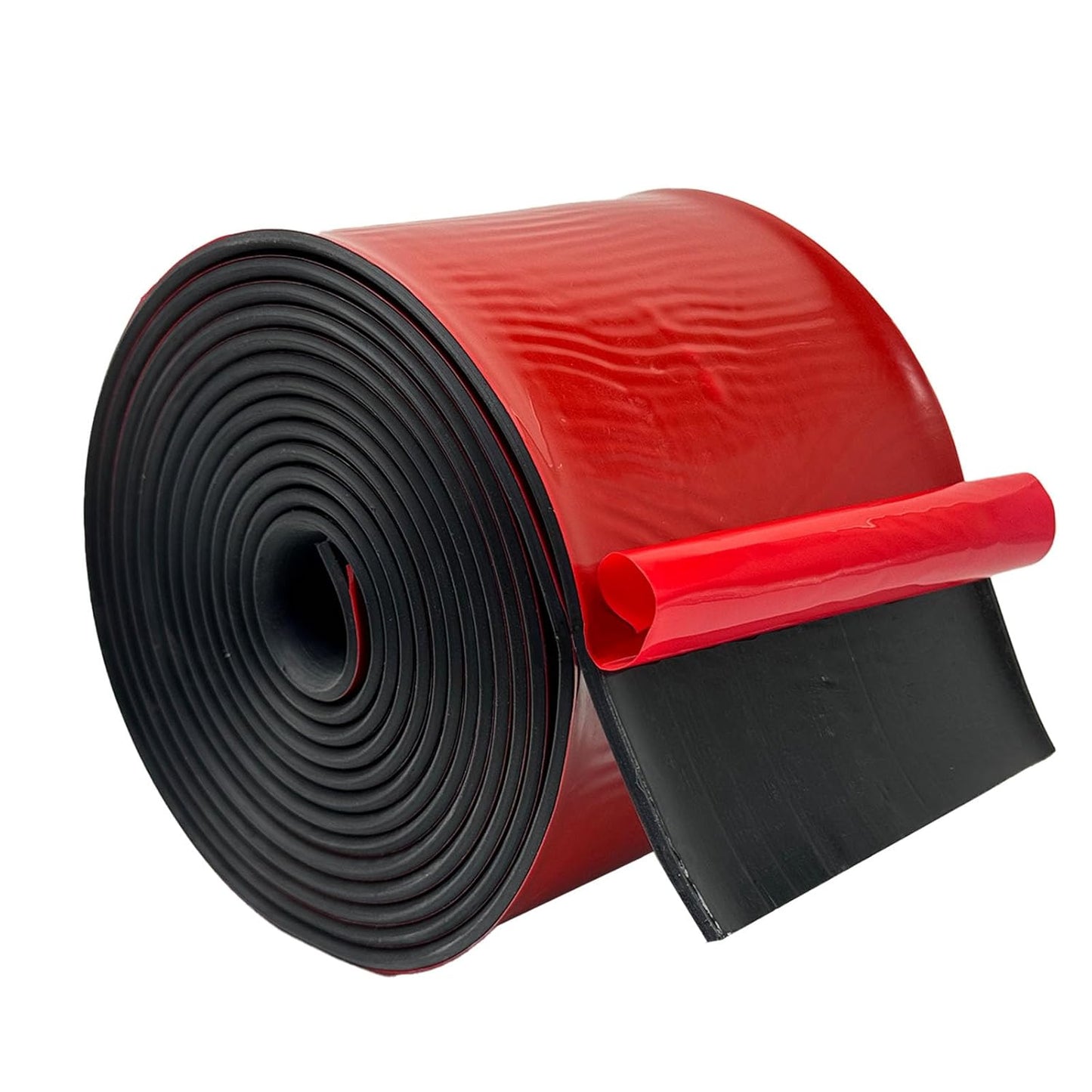 OUKMAO Self Adhesive Neoprene Rubber Strips Neopre with Adhesive Backing Solid Rubber Rolls for DIY Gaskets, Crafts, Pads, Flooring Protection, Supports, Leveling (100mm(W) x1.5mm(T) x3m(L))