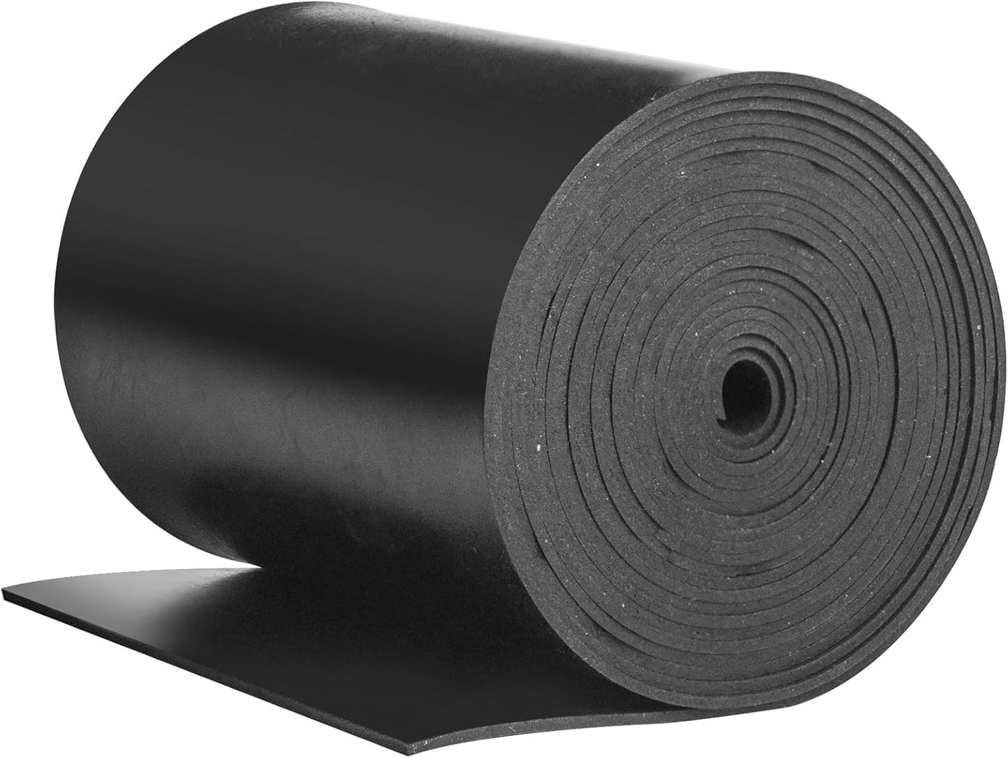 OUKMAO Solid Neoprene Rubber Sheet 25mm(W) x1.5mm(T) x3m(L) Neoprene Rubber Strips Solid Rubber Rolls for DIY Gaskets, Crafts, Pads, Flooring Protection, Supports, Leveling, Anti-Vibration, Anti-Slip