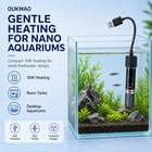 OUKMAO 10W USB aquarium heater in a fish tank