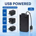 OUKMAO USB internal filter with US UK and EU adapter options