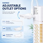OUKMAO USB Aquarium Internal Filter 3.5W – Quiet Nano Fish Tank Filter with Spray Bar & Adjustable Water Outlet