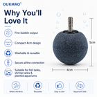 OUKMAO 4cm Aquarium Air Stone Ball – Fine Bubble Oxygen Diffuser