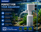 USB Fish Tank Filter, 5W 350L/H 4-in-1 Internal Aquarium Filter