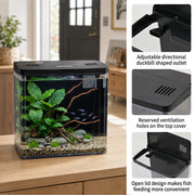 OUKMAO desktop fish tank lifestyle image
