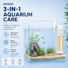 OUKMAO USB Aquarium Internal Filter 3.5W – Quiet Nano Fish Tank Filter with Spray Bar & Adjustable Water Outlet