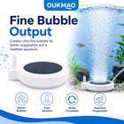 OUKMAO Aquarium Air Stone Disc – Fine Bubble Oxygen Diffuser
