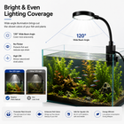 OUKMAO USB Aquarium rotundity Clip Light – 3W / 5W LED Fish Tank Light