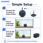 OUKMAO 4cm Aquarium Air Stone Ball – Fine Bubble Oxygen Diffuser