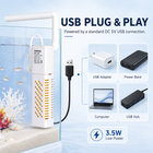 OUKMAO USB Aquarium Internal Filter 3.5W – Quiet Nano Fish Tank Filter with Spray Bar & Adjustable Water Outlet