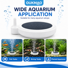 OUKMAO Aquarium Air Stone Disc – Fine Bubble Oxygen Diffuser