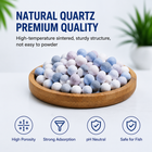OUKMAO Aquarium Quartz Filter Media Balls – Biological Filtration Media